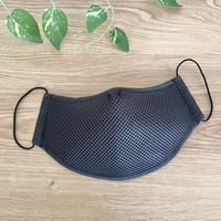 ミズノメマスク/ 下開きマスク［ブラック色］-メッシュ　スポーツマスク　日除けマスク