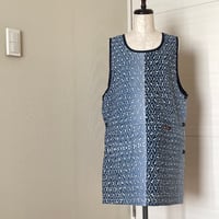 【着物リメイク】プルオーバーエプロン　浴衣リメイク　日本製