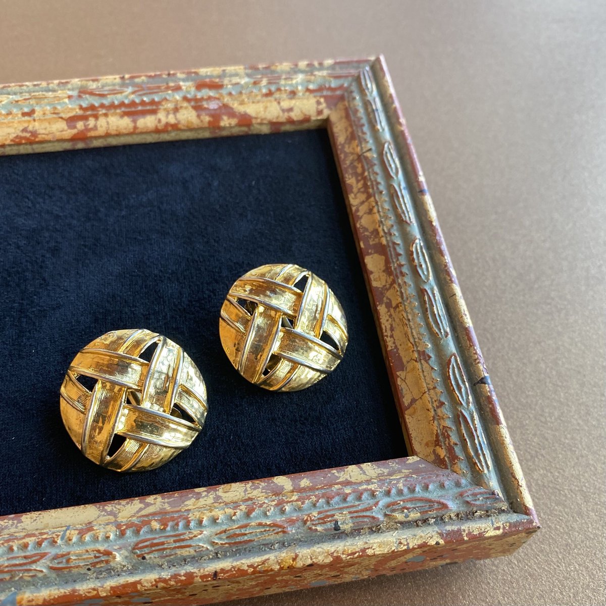 ヴィンテージ ゴールドイヤリング | アンティークジュエリー専門店  