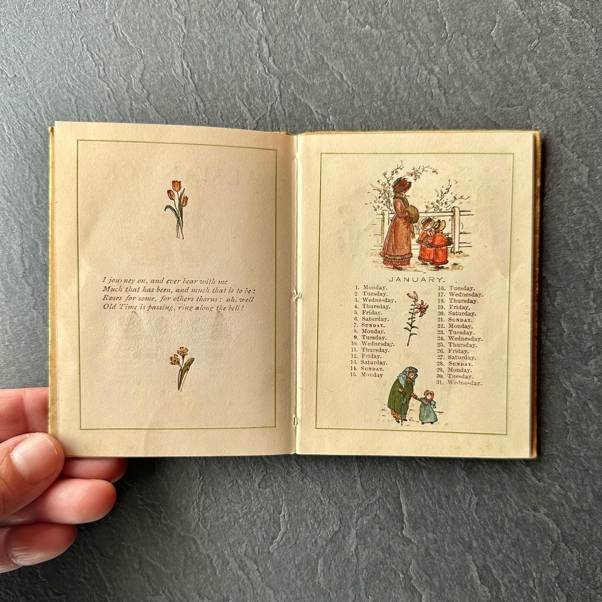 アンティークブック ALMANACK for 1883 KATE GREENAWAY | アン