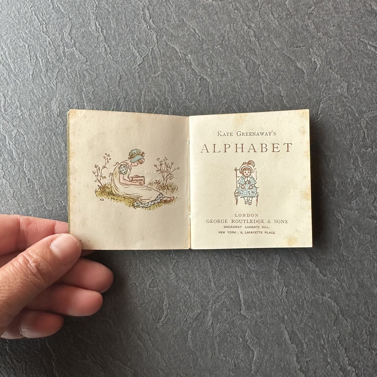 アンティークブック KATE GREENAWAY'S ALPHABET | アンティークジュエ...