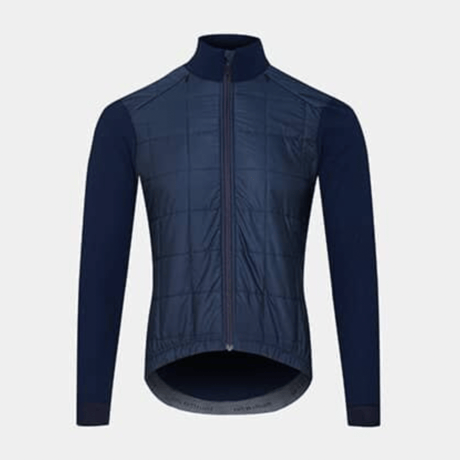 [Men] - CAFE DU CYCLISTE -  LEONIE Insulated Cycling Jacket [Navy]