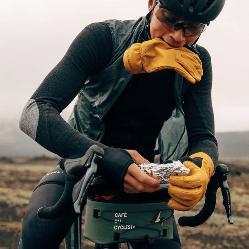 CAFE DU CYCLISTE - ウォータープルーフ バーバッグ [ブルー] |