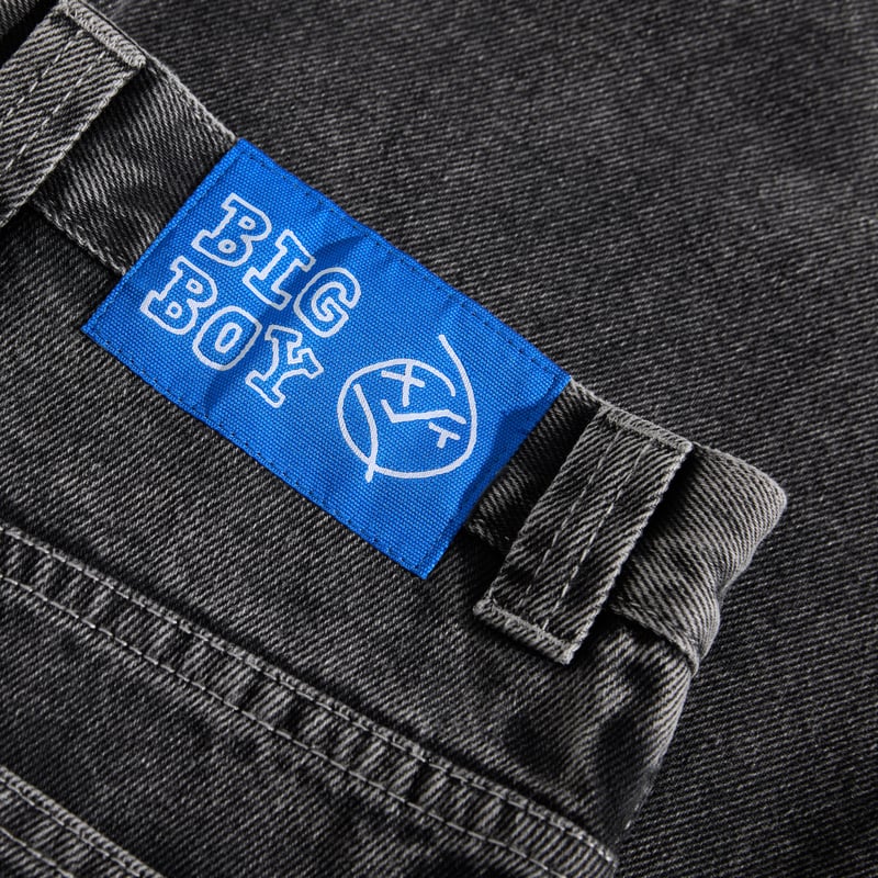 POLAR SKATE CO. BIG BOY PANTS - Silver Black |