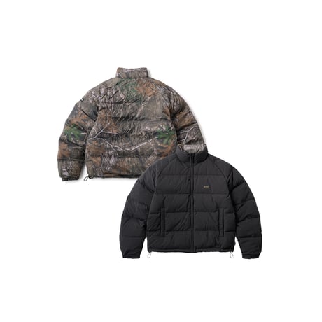 HELLRAZOR  RIPSTOP REVERSIBLE DOWN JACKET - Black