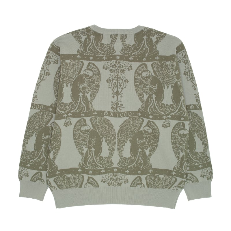 GX1000 JACQUARD KNIT ANGEL SWEATER | STEEZ CRE