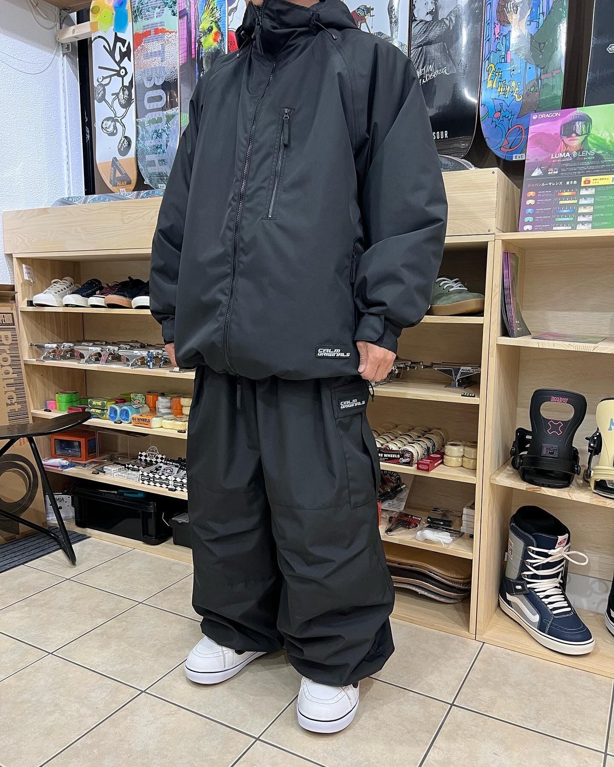 CALM ORIGINALS ウェア ジャケット ブラックMサイズ CALM