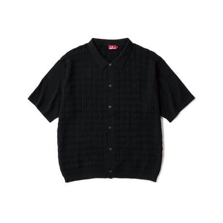 HELLRAZOR  SQUARE S/S BUTTON KNIT