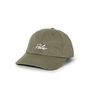 POLAR SKATE CO.   VARSITY LOGO SAI CAP  - Khaki