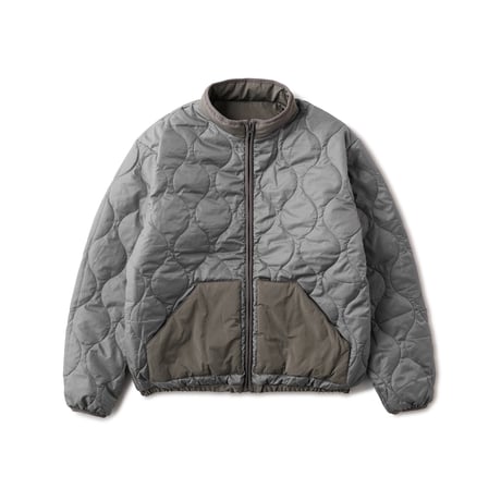 HELLRAZOR  REVERSIBLE ARMY CARGO PUFF JACKET