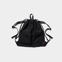 TIGHTBOOTH   RIPSTOP KNAPSACK -Black