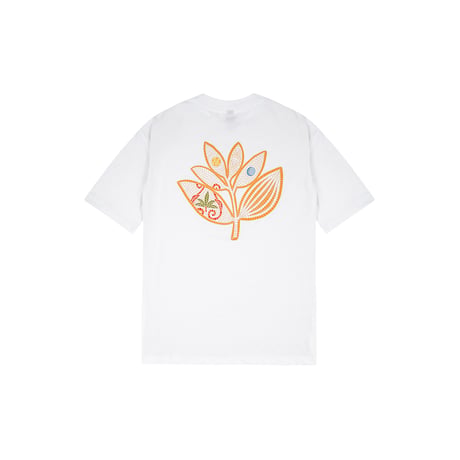 MAGENTA  MOSAIC TEE - White