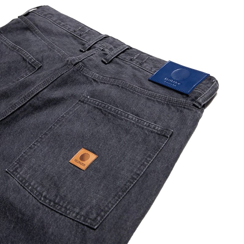 HELLRAZOR BAGGIE DENIM PANTS - Wash Black | S HELLRAZOR BAGGIE DENIM PANTS - Wash Black | S
