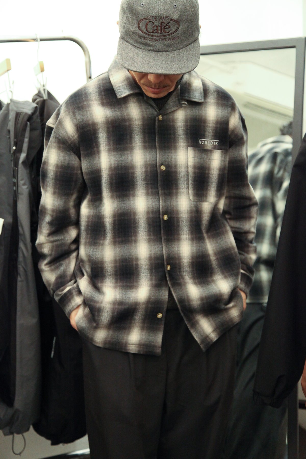 NOMADIK OMBRE CHECK SHIRT | STEEZ CREATIVE STAND