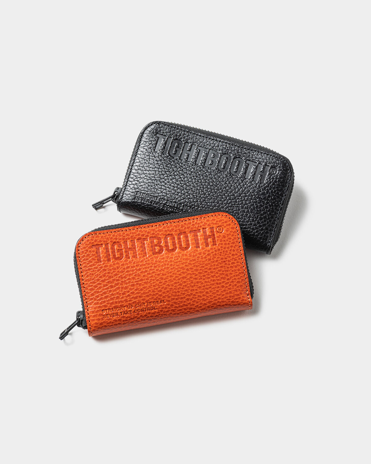 TIGHTBOOTH LEATHER ZIP AROUND WALLET