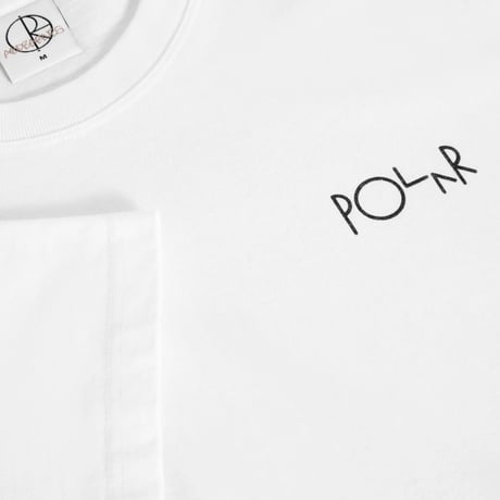 POLAR FILL LOGO BURNSIDE TEE - White