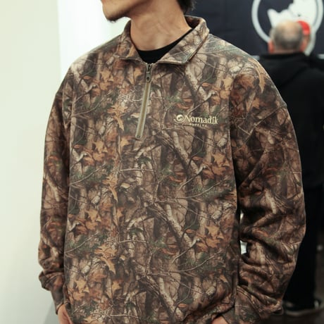 NOMADIK  HALFZIP CREW - Real Tree camo