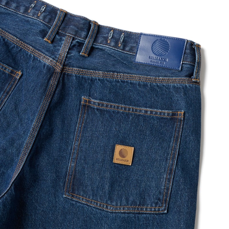 HELLRAZOR BAGGIE DENIM PANTS | STEEZ CREATIVE