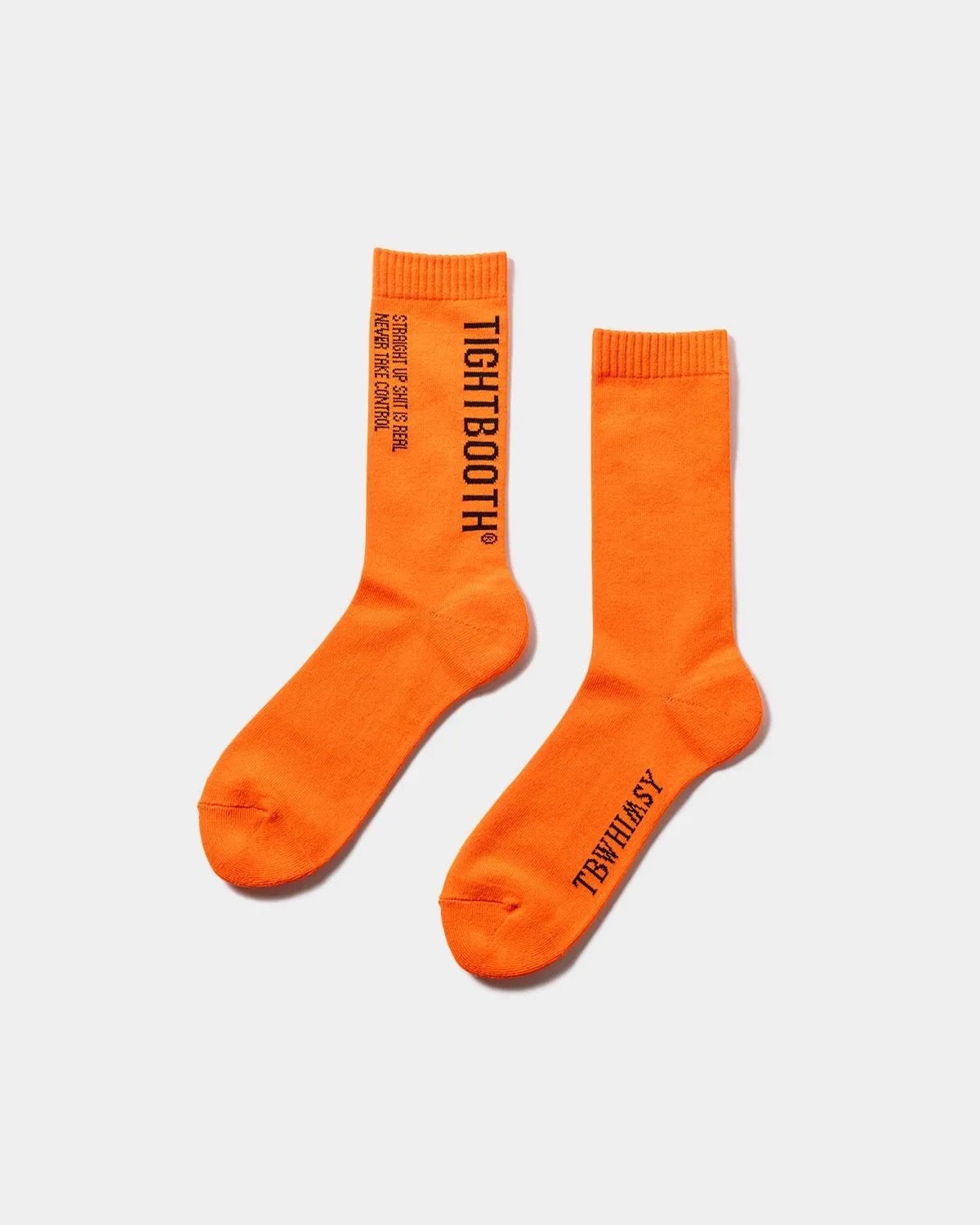 セール TIGHTBOOTHPRODUCTIONLABEL LOGOBANGLE TIGHTBOOTH LABEL LOGO SOCKS | STEEZ CREATIVE S