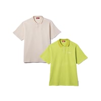 HELLRAZOR  SCRIPT LOGO WAFFLE POLO SHIRT