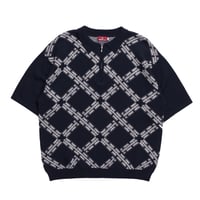 HELLRAZOR   H CHAIN POLO KNIT