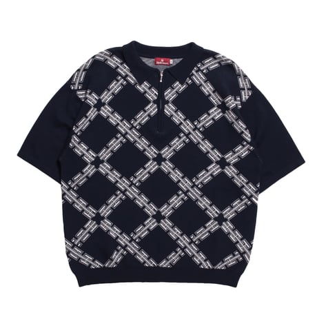 HELLRAZOR   H CHAIN POLO KNIT