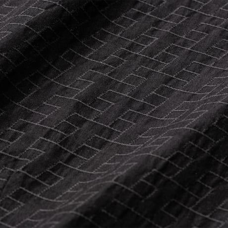 TIGHTBOOTH   T JACQUARD BAGGY SLACKS - Black