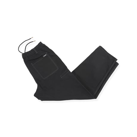 THEORIES STAMP LOUNGE PANTS - Black Gray Contrast Stitch