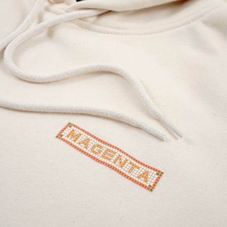 MAGENTA  MOSAIC HOODIE - Natural