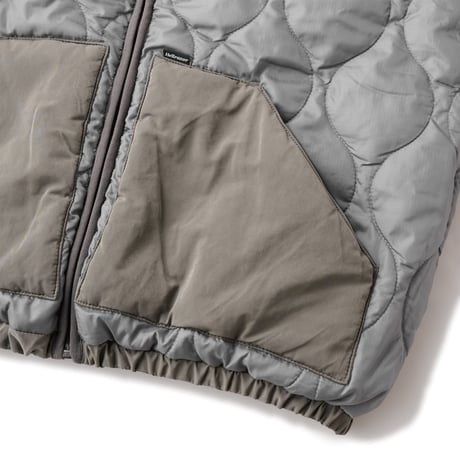 HELLRAZOR  REVERSIBLE ARMY CARGO PUFF JACKET