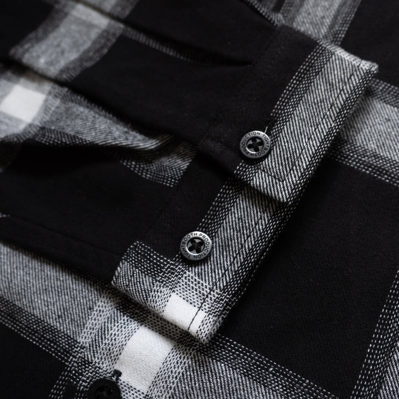 TIGHTBOOTH PLAID LS SHIRT -Black | STEEZ CREAT