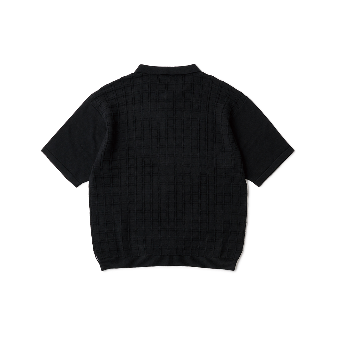 HELLRAZOR SQUARE S/S BUTTON KNIT | STEEZ CREAT