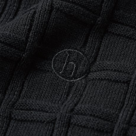 HELLRAZOR  SQUARE S/S BUTTON KNIT