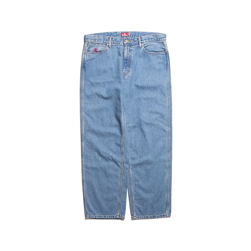 HELLRAZOR BAGGIE DENIM PANTS - Wash Indigo | 