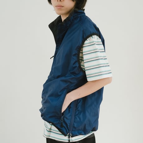DIASPORA   PRINTED STRIPE  S/S Top  - White