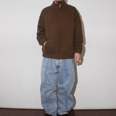 BLOCK BAGGIE DENIM PANTS