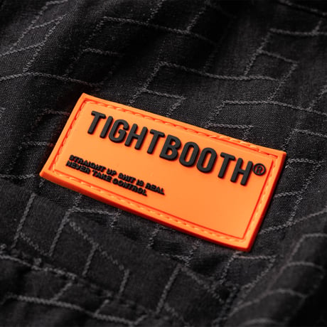 TIGHTBOOTH   T JACQUARD BAGGY SLACKS - Black