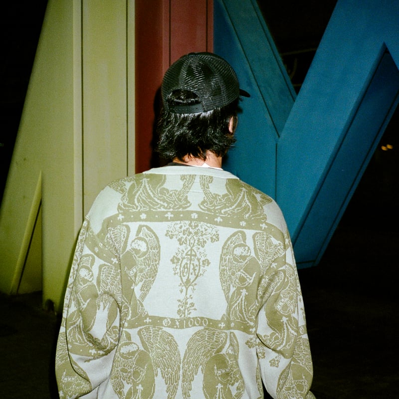 GX1000 JACQUARD KNIT ANGEL SWEATER | STEEZ CRE