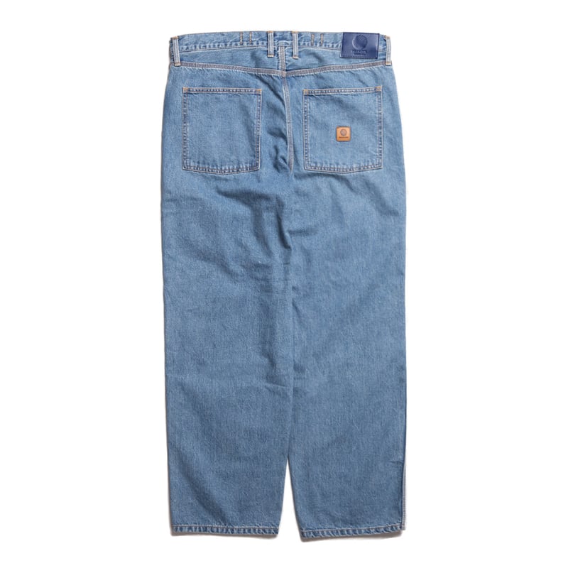 HELLRAZOR BAGGIE DENIM PANTS - Wash Indigo | 