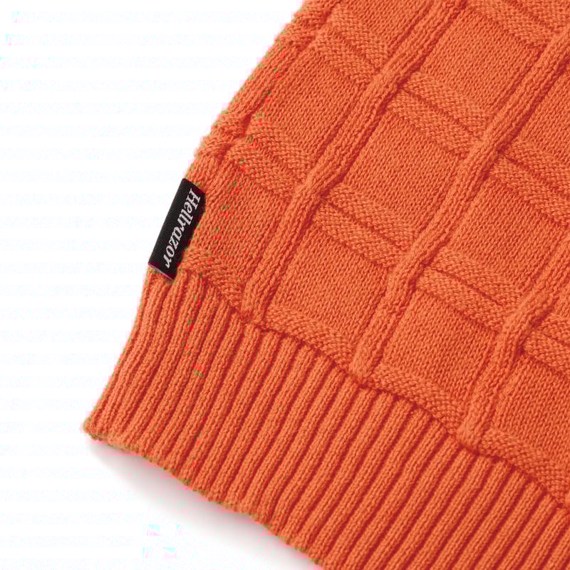 HELLRAZOR SQUARE S/S BUTTON KNIT | STEEZ CREAT