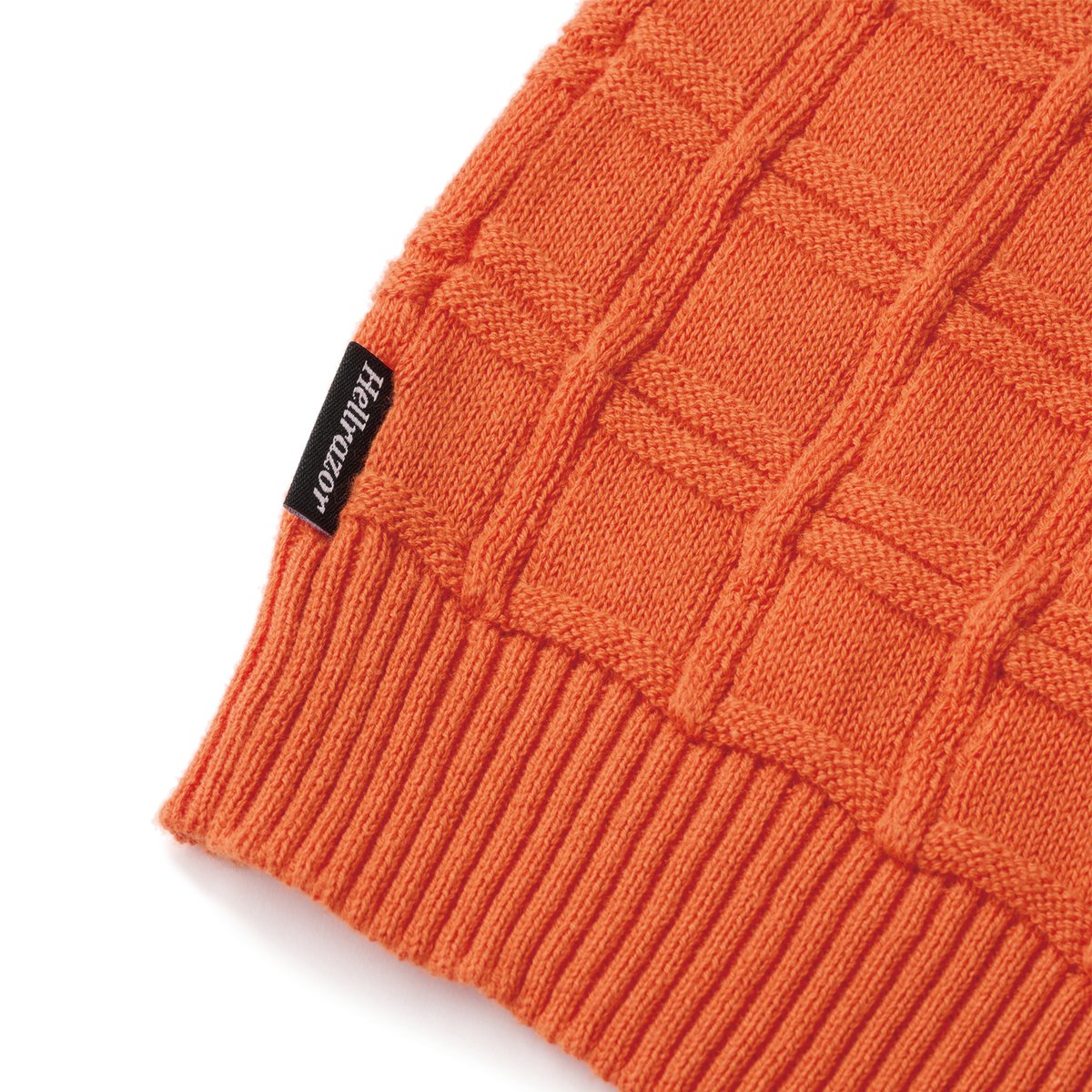 トップス Hellrazor SQUARE S/S BUTTON KNIT HELLRAZOR SQUARE S/S BUTTON KNIT | STEEZ CREAT
