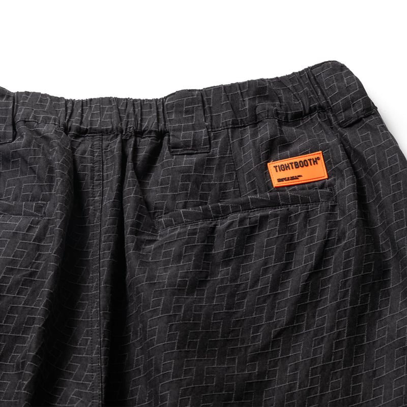 TIGHTBOOTH T JACQUARD BAGGY SLACKS - Black | TIGHTBOOTH T JACQUARD BAGGY SLACKS - Black |
