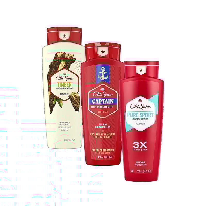 OLD SPICE BODY WASH | STEEZ CREATIVE STAND