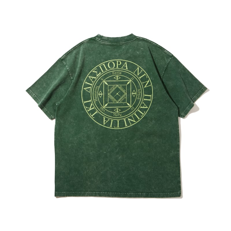 トップス DIASPORA Dyed Magic Circle Tee Brown トップス