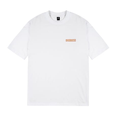 MAGENTA  MOSAIC TEE - White