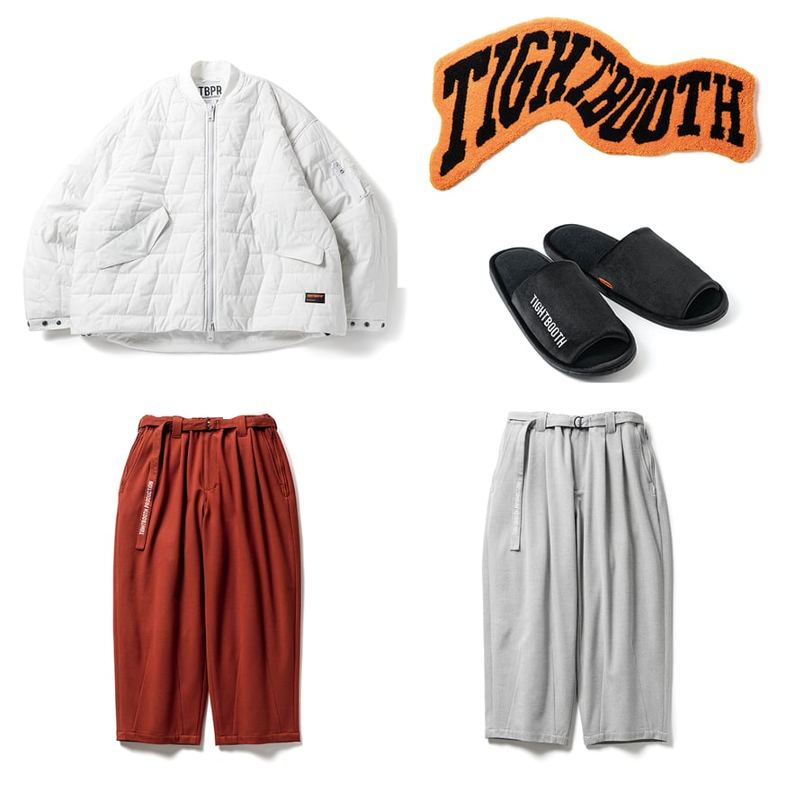 tightbooth ラグマット ホワイト