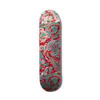 EVISEN   PAISLEY RED TURQUOISE DECK - 8.38