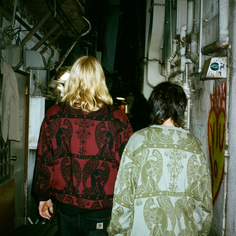 GX1000 JACQUARD KNIT ANGEL SWEATER | STEEZ CRE