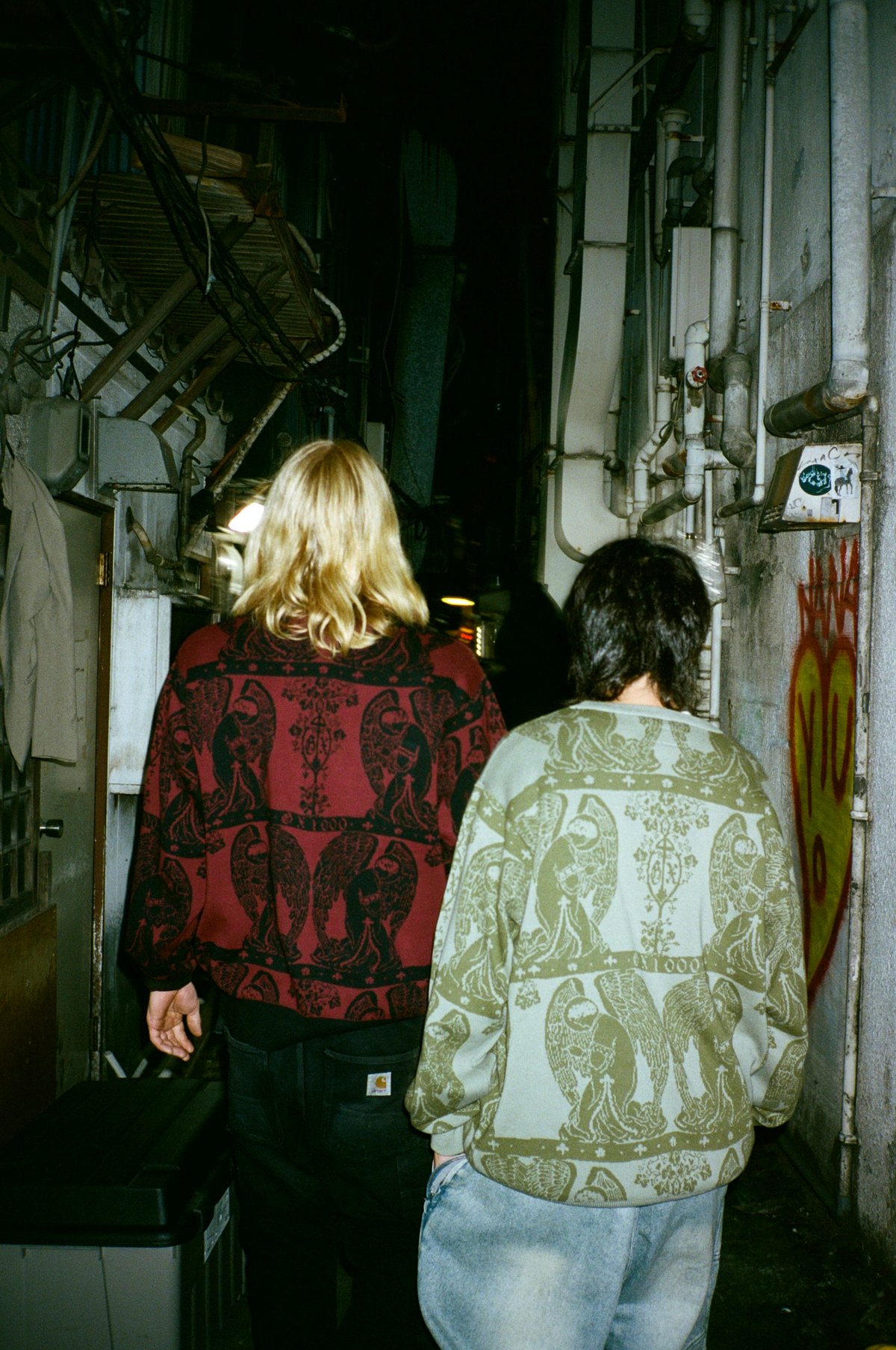 GX1000 JACQUARD KNIT ANGEL SWEATER | STEEZ CRE