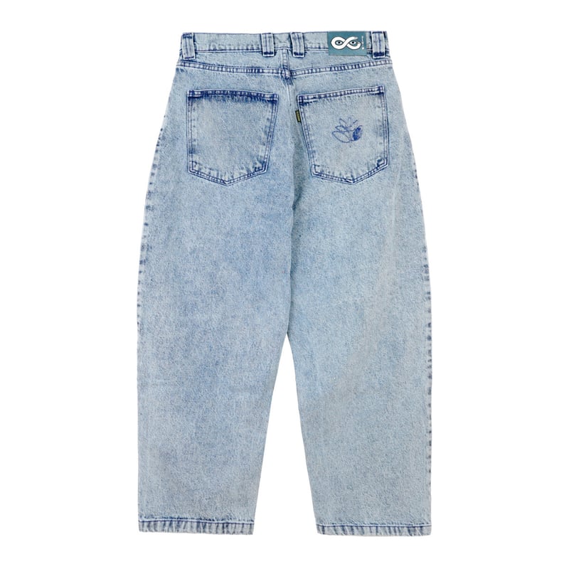 MAGENTA OG DENIM PANTS - Wash Denim | STEEZ CR